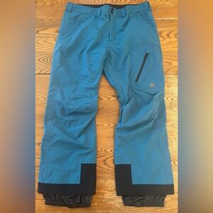 Burton Men's RST Blue/Teal Snowboard Pants